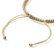 Bracelets de cheville en perles synthétiques turquoise AJEW-AN00554-01-4