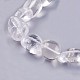 Chapelets de perles en cristal de quartz naturel G-I201-C-2