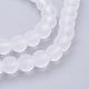 Chapelets de perles en verre transparent GLAA-S031-6mm-13-3
