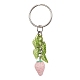 Porte-clés pendentif fraise en résine KEYC-JKC00651-01-1