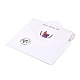 長方形の紙のグリーティングカード  長方形の封筒とフラットラウンドい粘着紙ステッカー付き  イースターの日の結婚式の誕生日の招待カード  イースターのテーマ模様  110x160x1mm DIY-C025-14-3