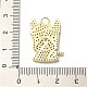 Brass Micro Pave Cubic Zirconia Pendants KK-K355-36G-3