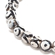 Bracelets extensibles avec perles en agate naturelle BJEW-JB08252-01-4