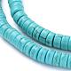 Chapelets de perles en turquoise synthétique TURQ-G110-4x2mm-09-3