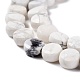 Chapelets de perles en howlite naturelle G-D0003-A93-4