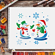 Большие пластиковые многоразовые наборы шаблонов трафаретов для рисования DIY-WH0172-115-6