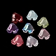 Rocíe colgantes de cristal pintadas GLAA-D006-07-2