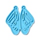 Colgantes de ala de mariposa moldes de silicona X-DIY-M045-11-2