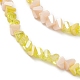 Brins de perles de verre de galvanoplastie de couleur dégradée GLAA-E042-02D-3