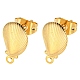 Accessoires de puces d'oreilles en 304 acier inoxydable EJEW-D081-02A-G-1