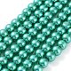 Chapelets de perles rondes en verre peint HY-Q330-8mm-29-2