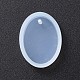 Stampi ciondolo in silicone di forma ovale fai da te AJEW-P038-01-2