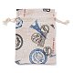 Borse con coulisse in lino&nbsp;CON-PW0001-078A-13-1