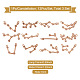 Fashewelry 3 компл. 3 цвета цинковый сплав со стеклянными стразами ювелирные изделия кулон аксессуары FIND-FW0001-17-5