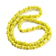Chapelets de perles en verre électroplaqué GLAA-K064-01A-03-2