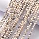 Chapelets de perles de howlite naturelle G-K146-05-3mm-2