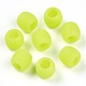 Perles acryliques opaques givrées&nbsp;SACR-T017-08B-1