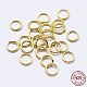925 anillos redondos de plata esterlina STER-F036-03G-0.9x6-1
