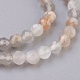 Chapelets de perles de sunstone naturelle naturelles G-F568-113-4mm-3