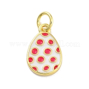 Подвески из латуни с покрытием из эмали KK-M293-34G-02