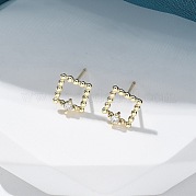 Серьги-гвоздики из циркония EJEW-Q014-03G
