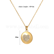 Сердце кулон ожерелье RO4250-1