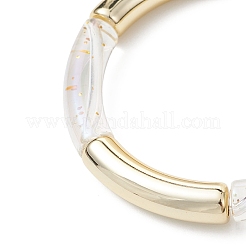 Bracelets extensibles en perles acryliques plaquées UV pour femmes&nbsp;BJEW-JB12950