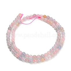 Chapelets de perles en morganite naturelle&nbsp;GG-G476-4mm-01