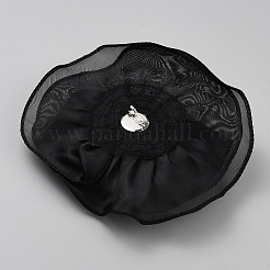 Blumenbroschen aus Polyester mit mehreren Strängen&nbsp;JEWB-WH20003-05C