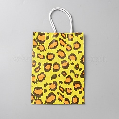 Buste regalo di carta con stampa di animali rettangolari&nbsp;ABAG-TAC0006-42C