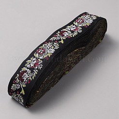 10 Yard Polyester-Blumen-Jacquard-Bänder&nbsp;OCOR-WH20004-02