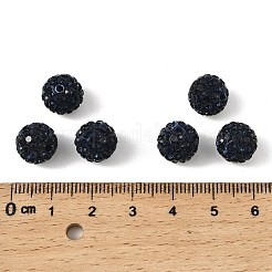 Perles grade A boule de disco pavent ronde&nbsp;X-RB-H258-10MM-207