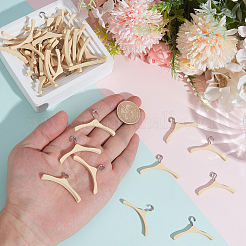 50 mini cintre en bois pour poupée&nbsp;WOCR-GF0001-02