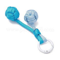 6 pièce de décorations suspendues rondes en corde de polyester et spandex&nbsp;HJEW-JM04377