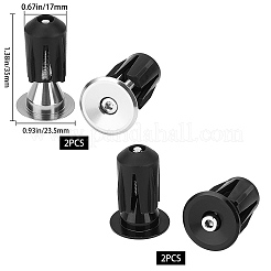 Tappo manubrio bici in lega di alluminio&nbsp;AJEW-GF0002-29B