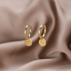 Boucles d'oreilles créoles en acier inoxydable 304&nbsp;WG1DE27-01