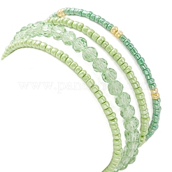 Set di braccialetti con ciondoli in lega di smalto e policotone (cotone poliestere) 4 pz 4 stile malocchio San Valentino&nbsp;BJEW-JB09618-01