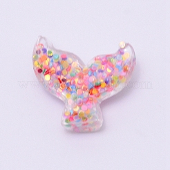 Zubehör für transparente Flatback-Harz-Cabochons&nbsp;RESI-WH0009-81