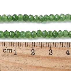 Gefärbte natürliche Malaysia Jade Rondelle Perlen&nbsp;G-E316-2x4mm-57