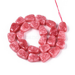 Hilos de abalorios de jade blanco natural&nbsp;G-N354-02A-05