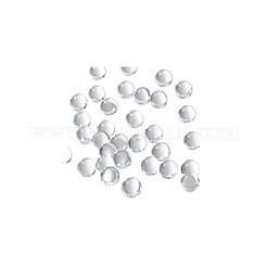 100 Stück transparente Glaskugelperlen&nbsp;G-NB0005-51C