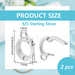 925 Sterling Silber Twister Schließen&nbsp;STER-BC0004-33P