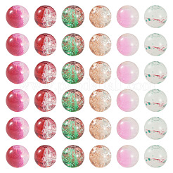 120 pz 6 colori trasparenti perline di vetro screpolate per verniciatura a spruzzo&nbsp;GLAA-TADJ0001-21B-C