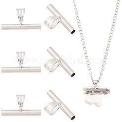 6 broche de acero inoxidable 201 para convertir collares en ganchos colgantes.&nbsp;STAS-BBC0010-60