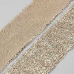 Ruban effiloché en satin&nbsp;SRIB-TAC0001-09B