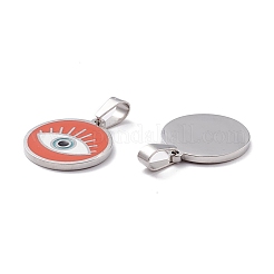 Colgantes de esmalte de acero inoxidable 304&nbsp;STAS-A056-14P