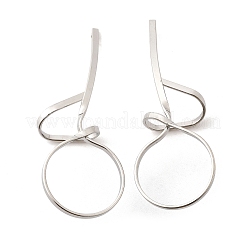 Anlaufgeschützte Ohrstecker aus 304 Edelstahl&nbsp;EJEW-L215-48P