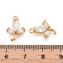 Pendentifs avec zircon cubiques à micro-pavés en laiton&nbsp;X1-KK-N263-66G