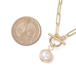 Colliers ronds à pendentif enveloppés de fil de cuivre&nbsp;NJEW-JN04948