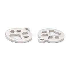 Pendentifs en acier inoxydable 201 anti-ternissement&nbsp;LS-STAS-D451-19P